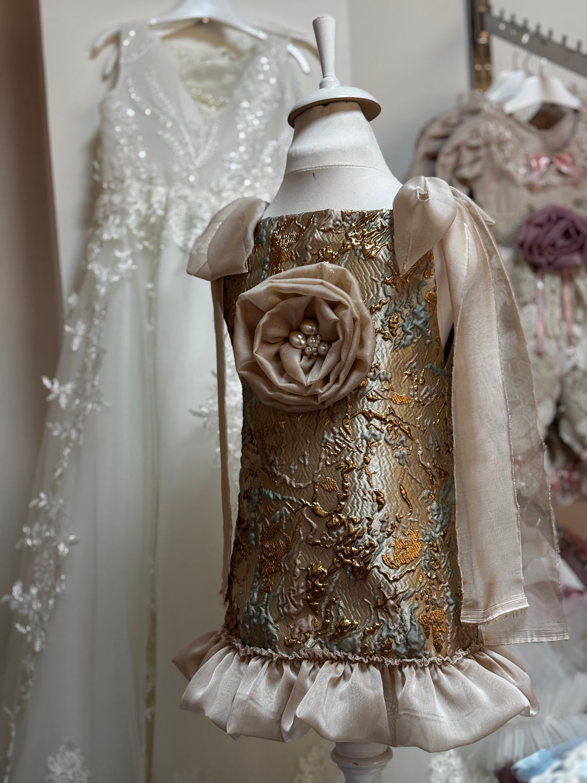 Barok fabric girl dress