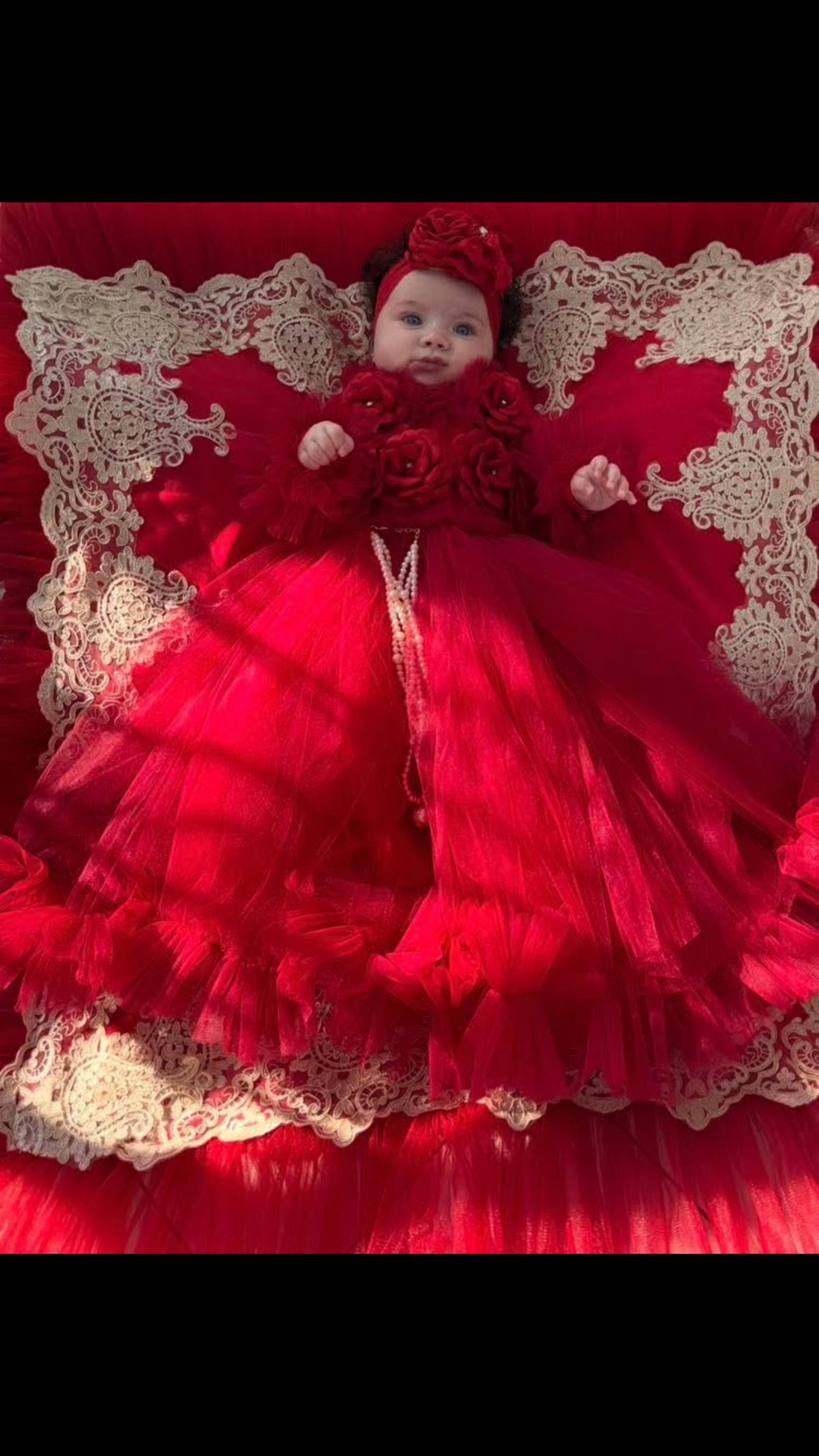 Red coton fabric jumpsuit bonnet and blankent wholasale 4 pcs