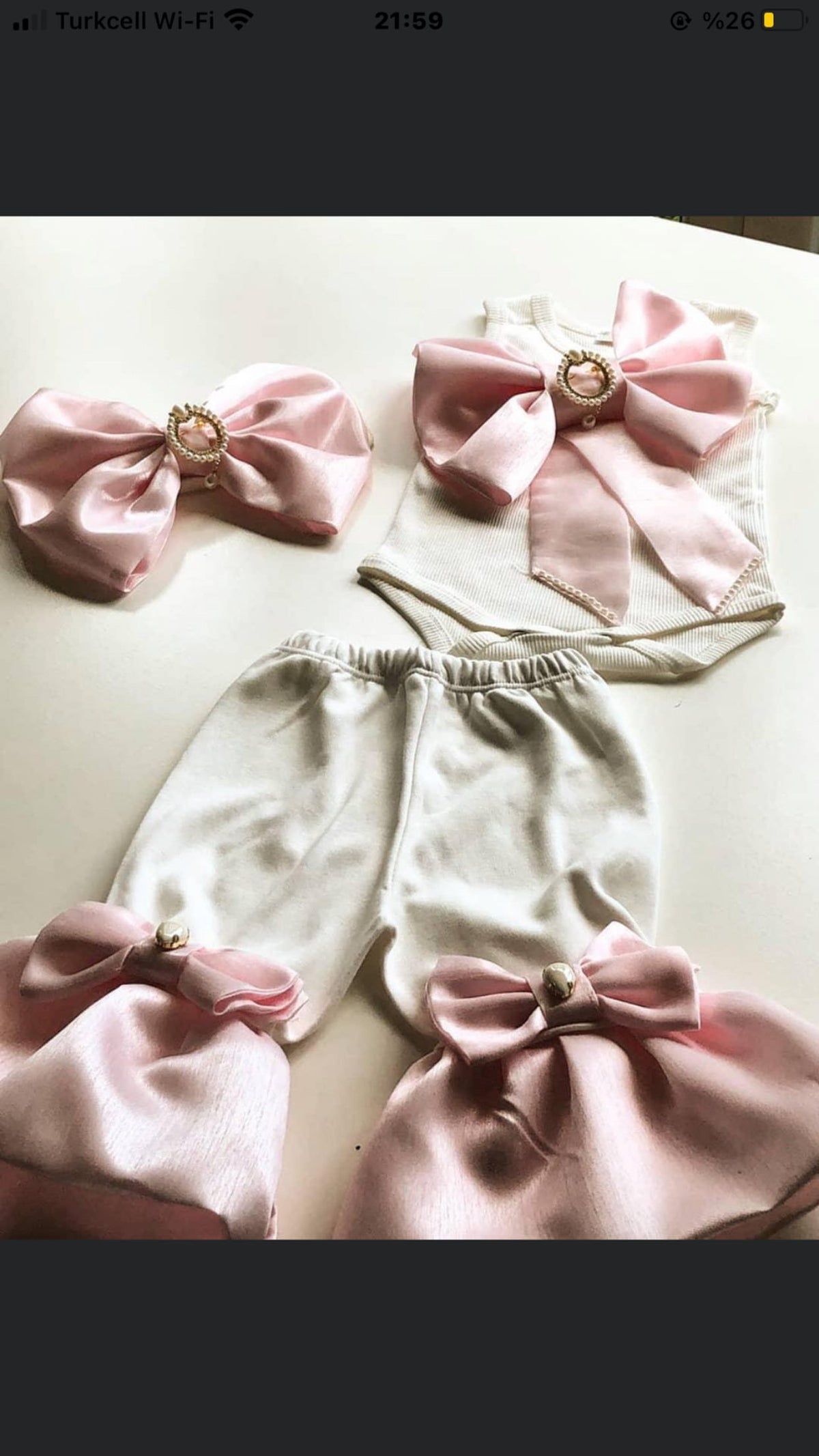 Baby pants blouse hairbow