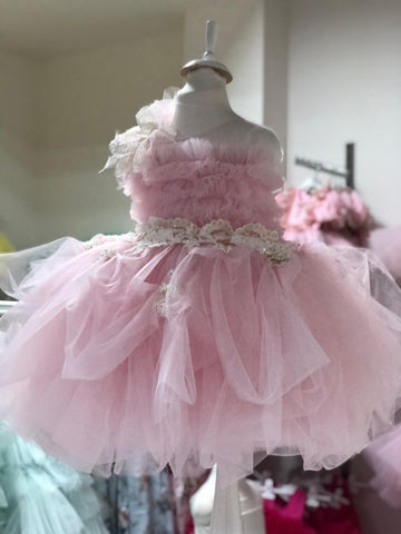 Pink girl amazin puffy dress