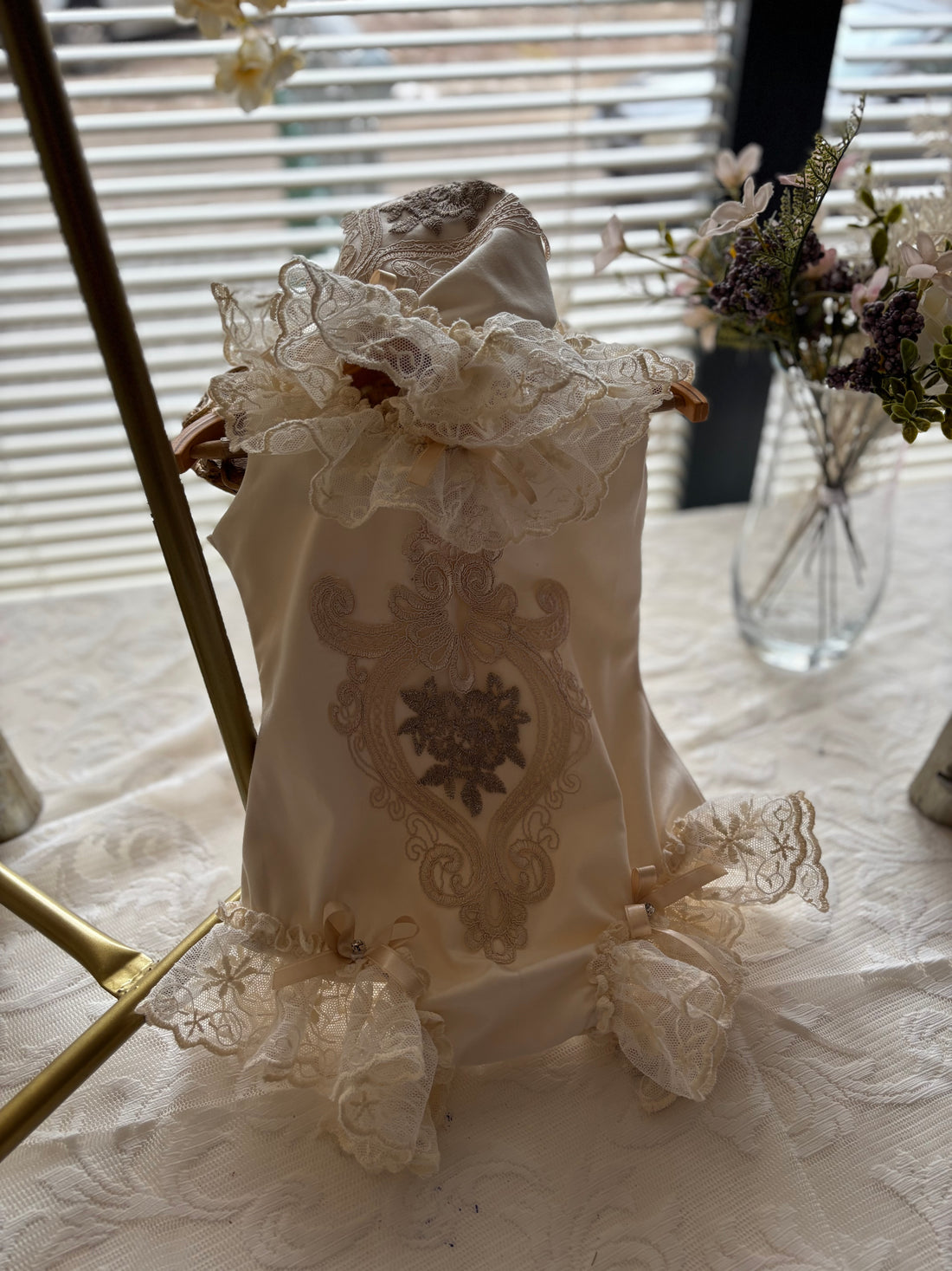 Cream vintage romper and vintage