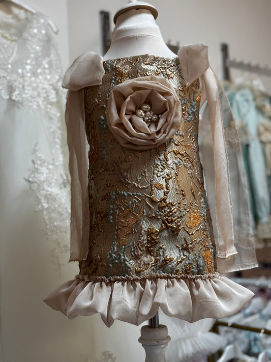 Barok fabric girl dress