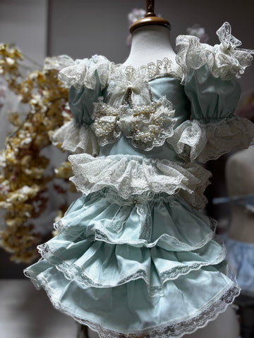 mint girl two pieces outfit