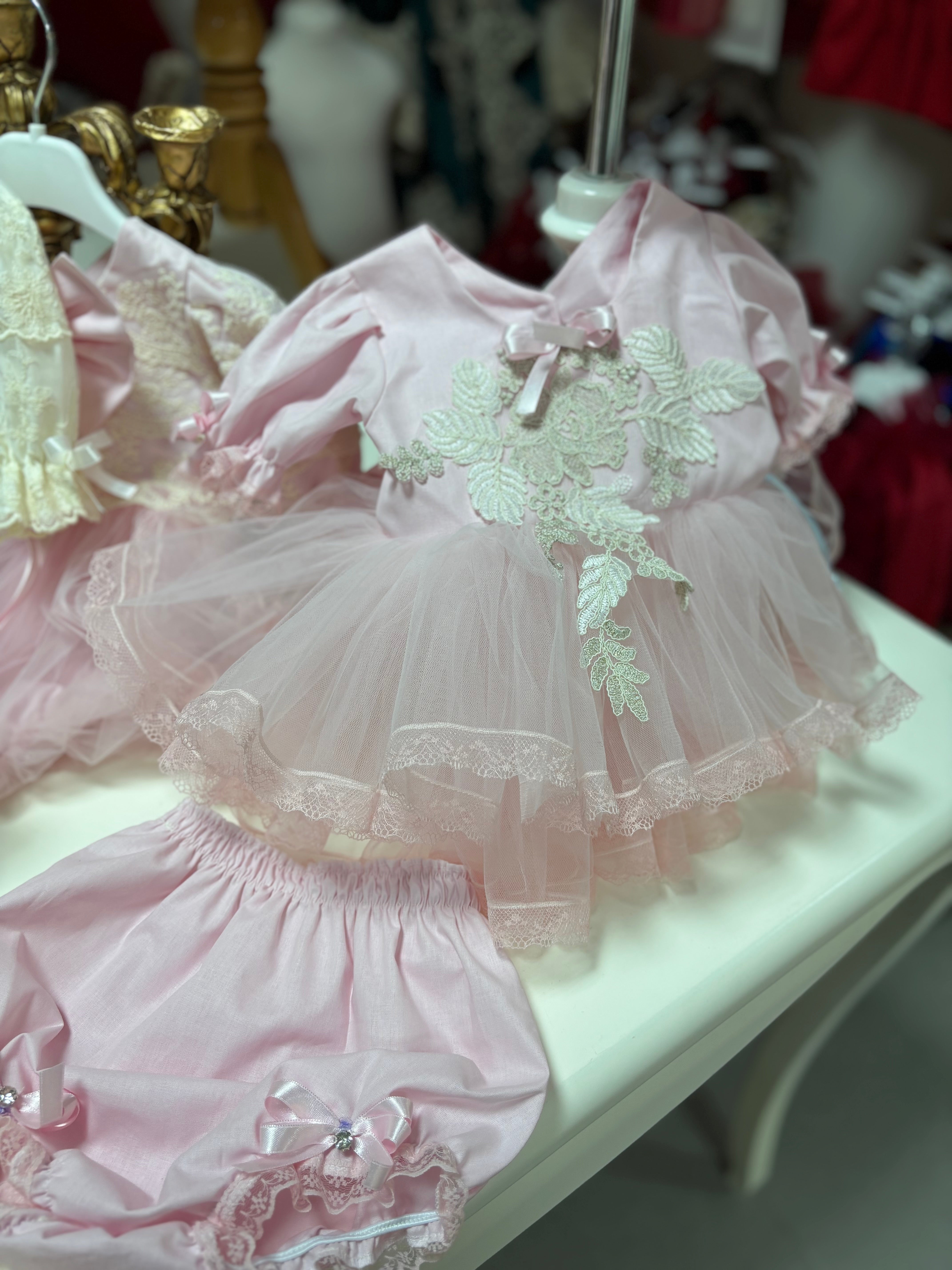 Baby And Toddler Girl Blouse And Shorts Light Pink