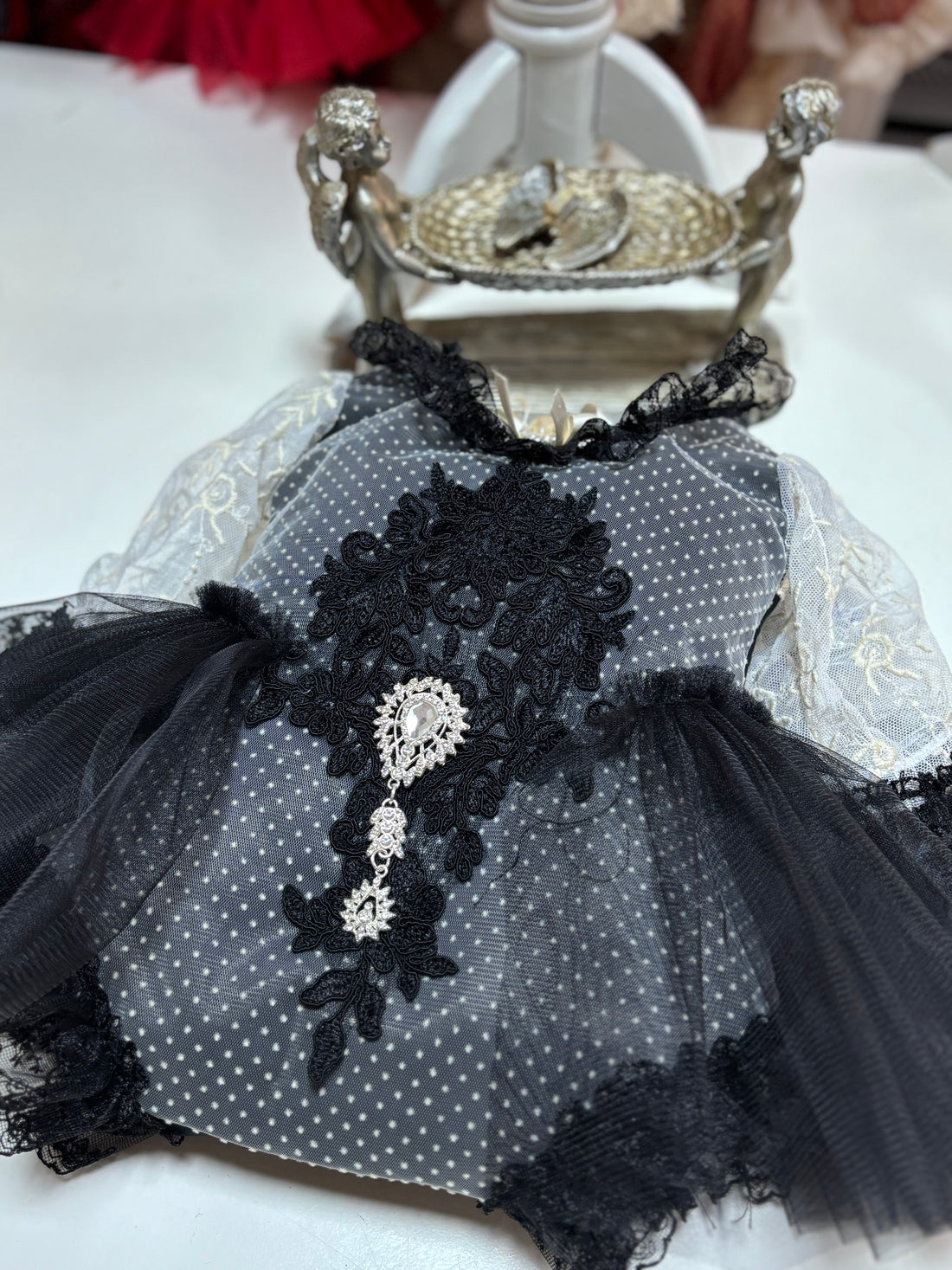 Black Vintage Romper