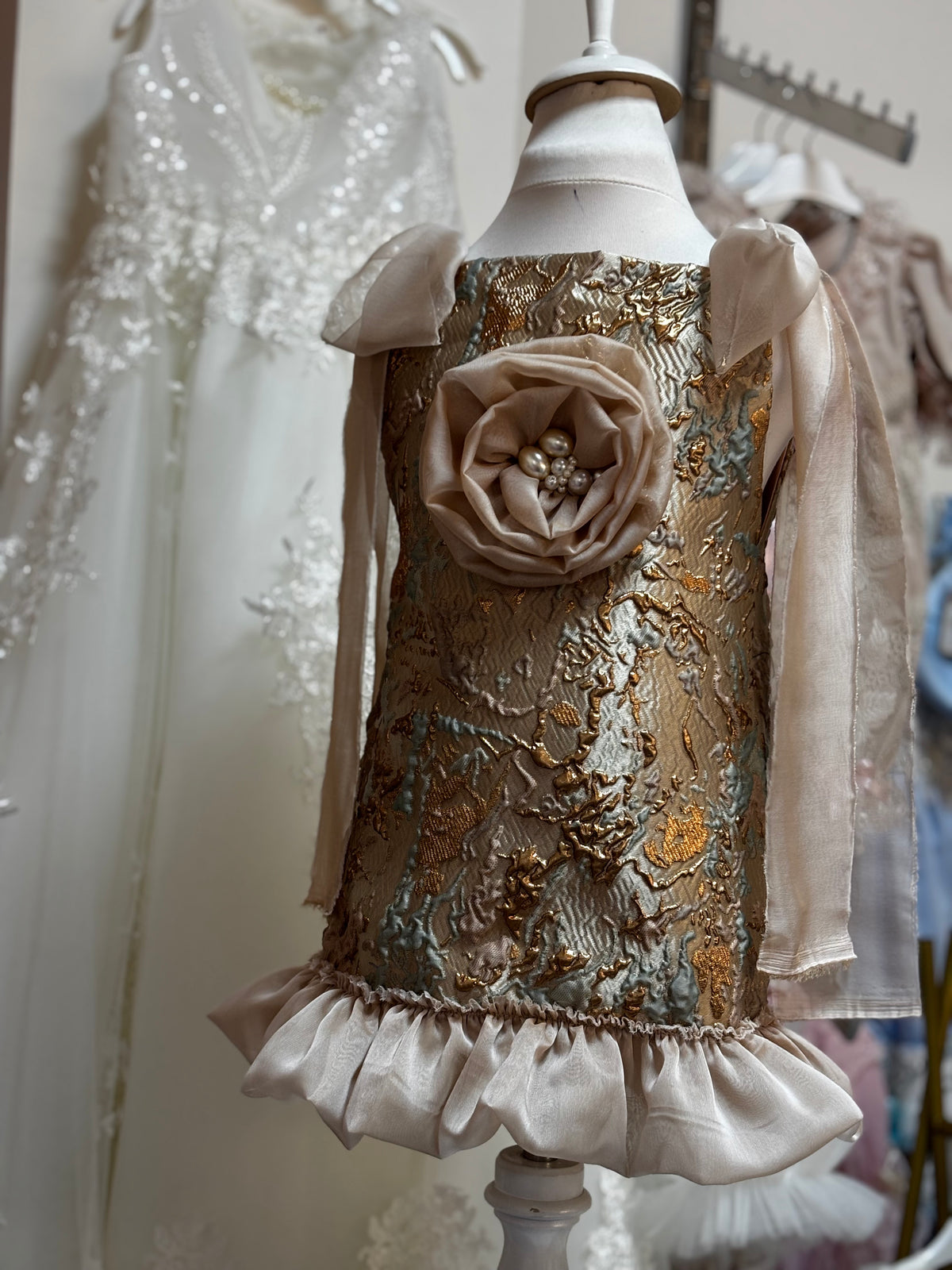 Barok fabric girl dress