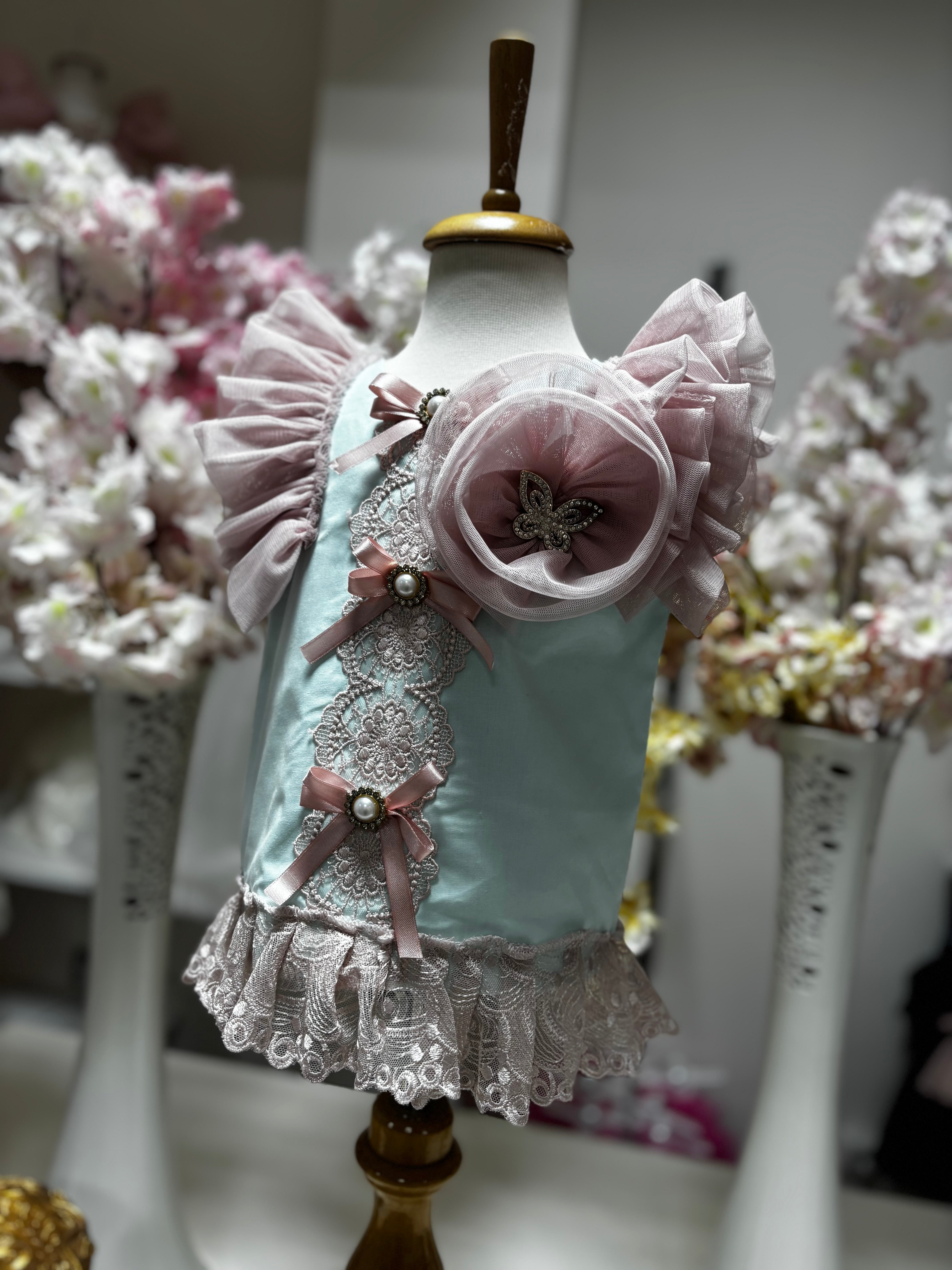 mint girl mini dress
