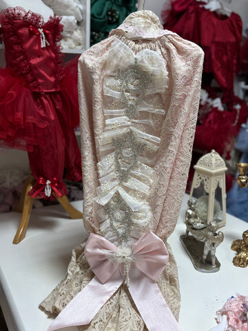 Pink Lace Baby Cocoon