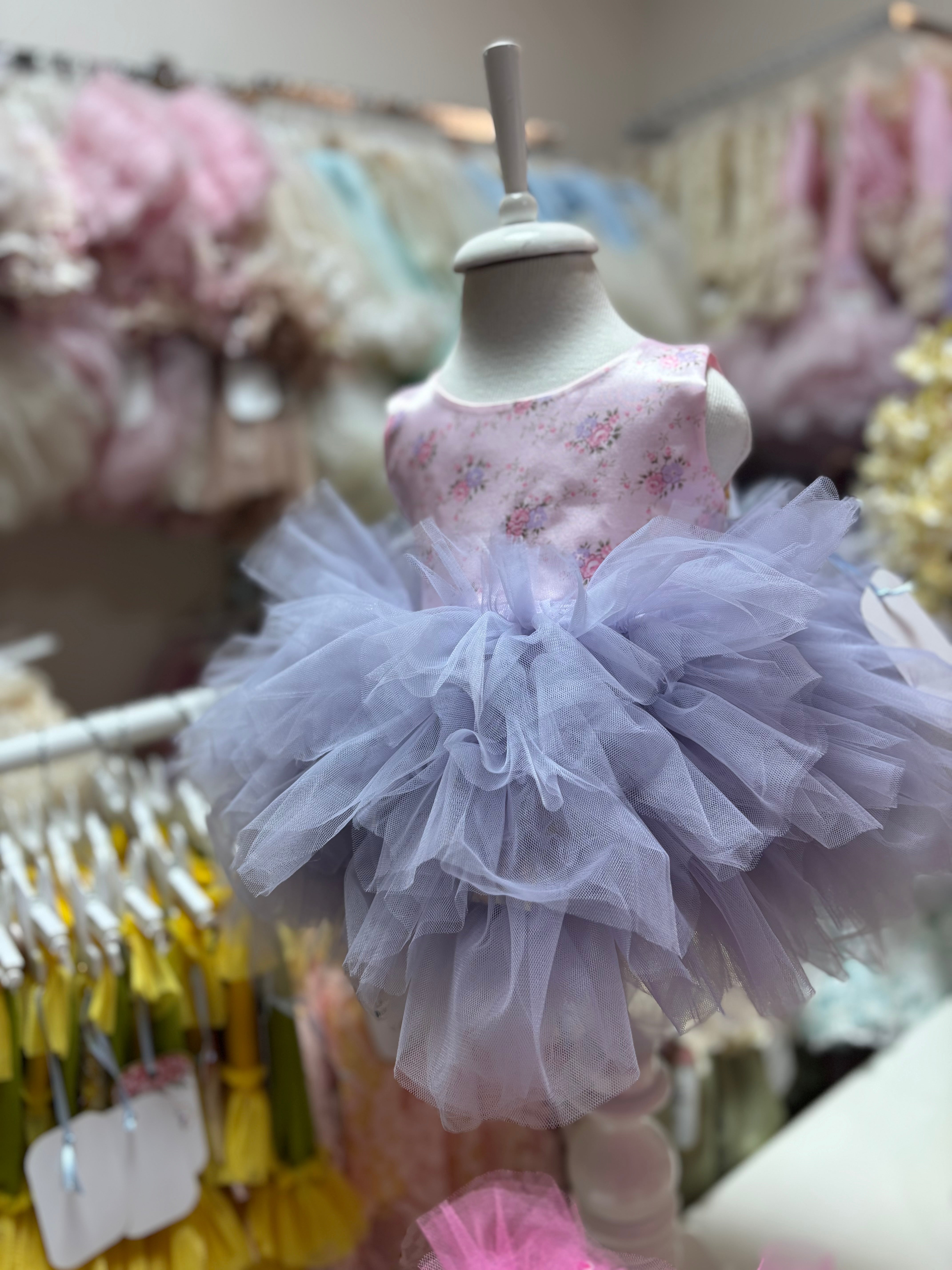 Lilac Pink Baby Girl Tütü Dresses