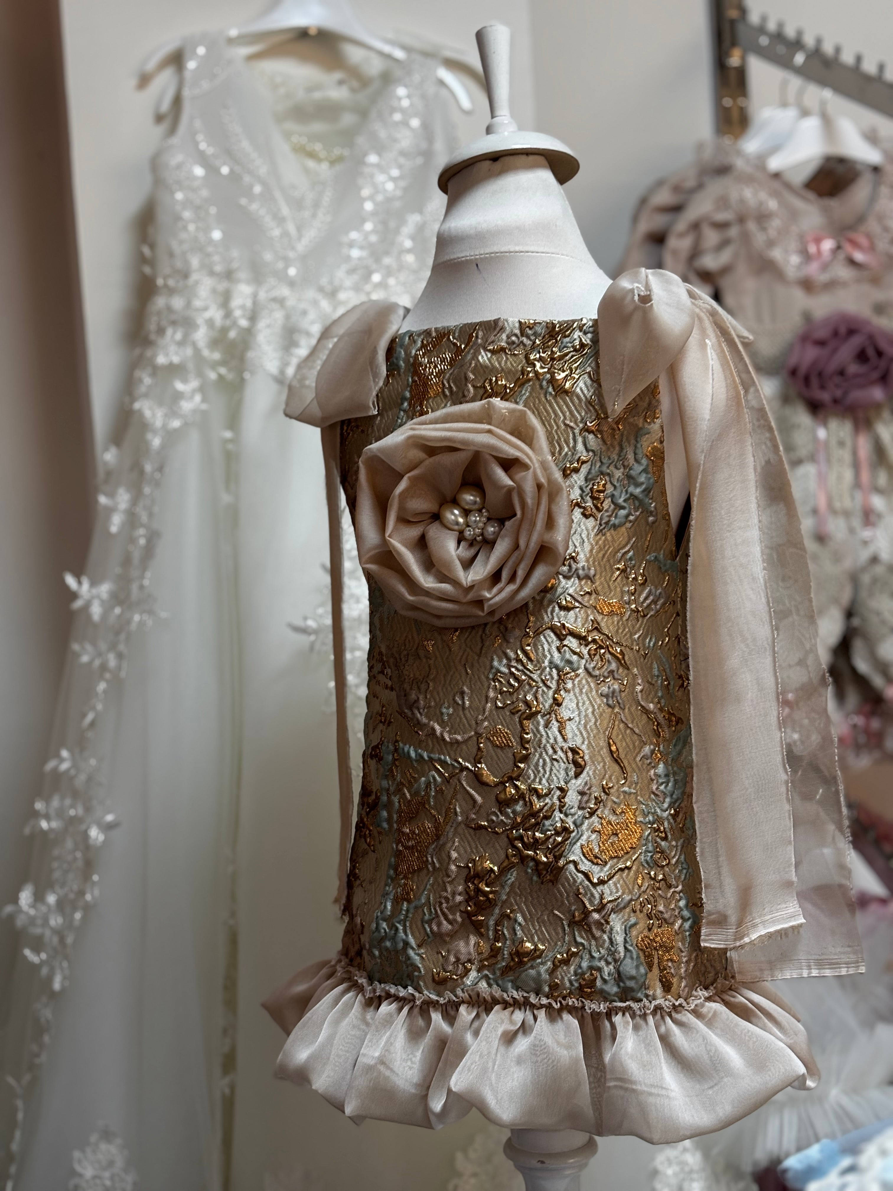 Barok fabric girl dress