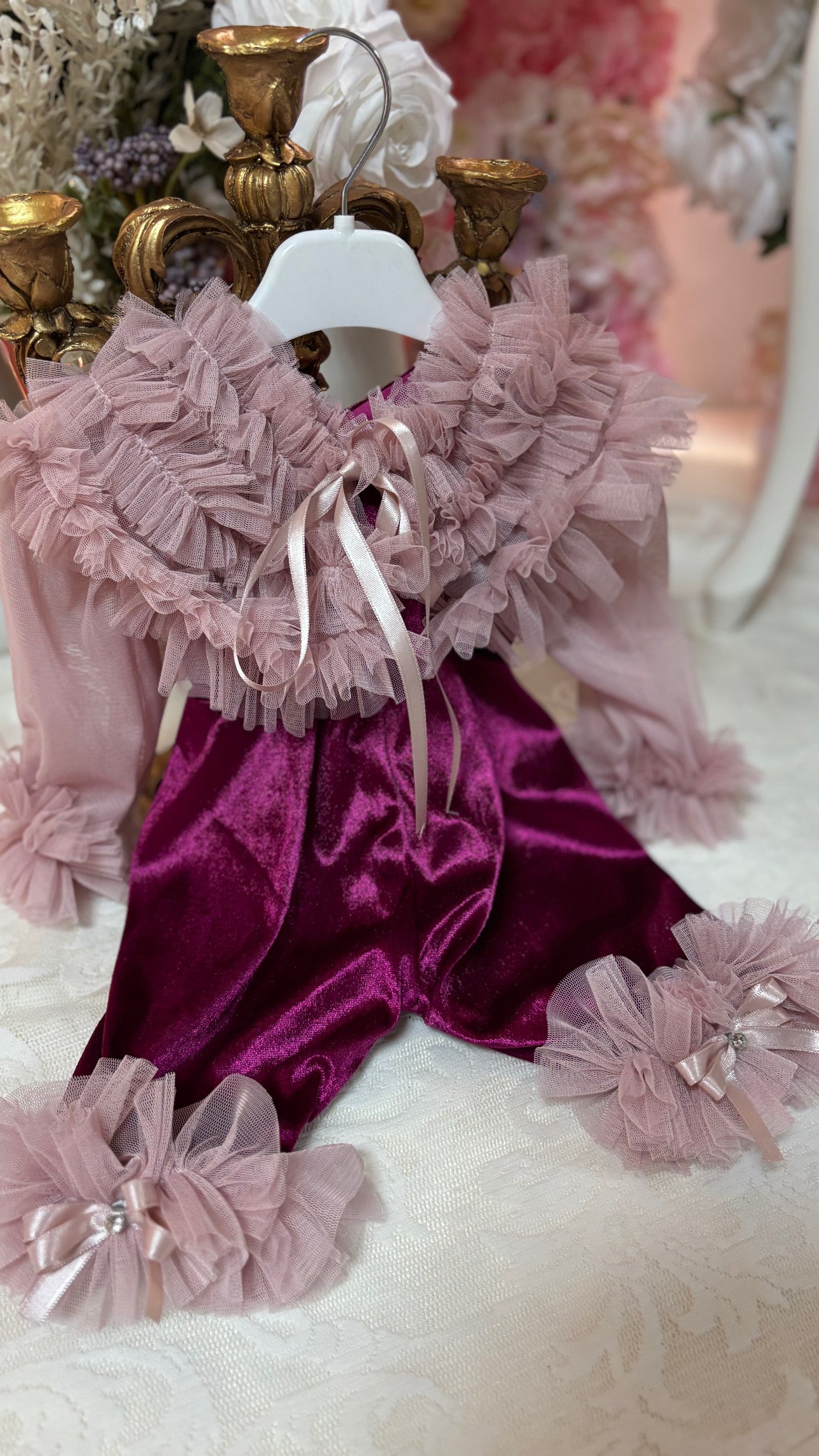 Velvet Purple Jumpsuit