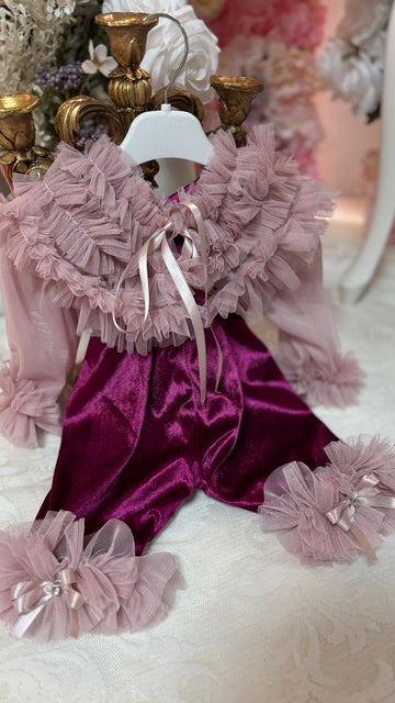 Velvet Purple Jumpsuit