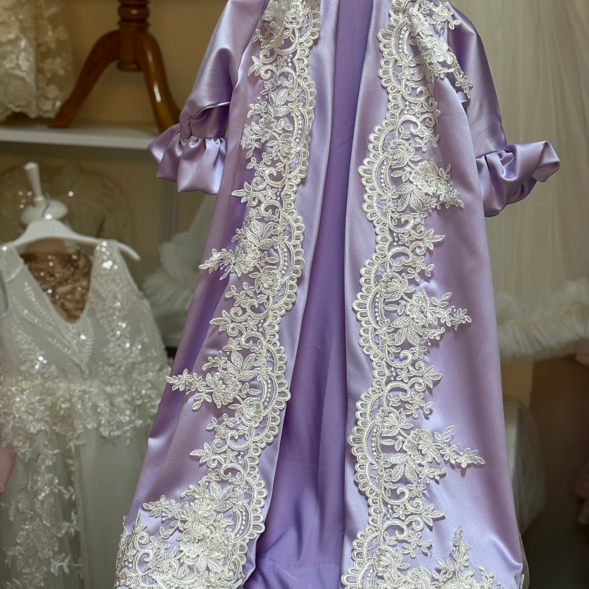 purple Lace girl robe – Mydiara