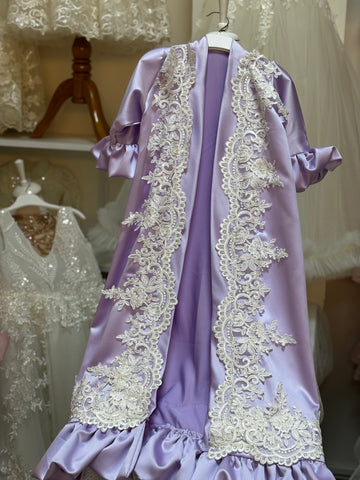 purple Lace girl robe