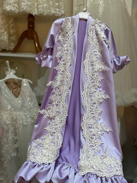 purple Lace girl robe