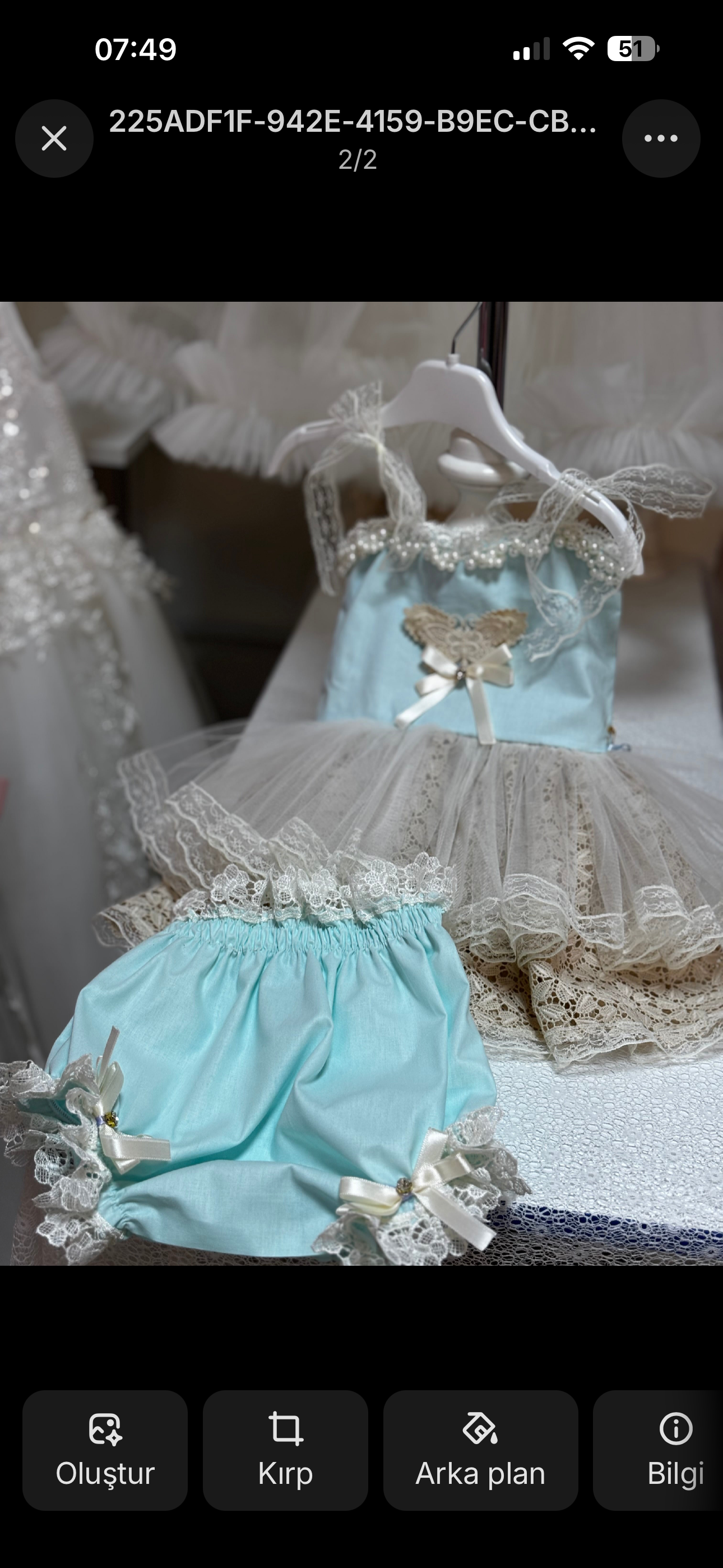 Mint blue two pieces outfit