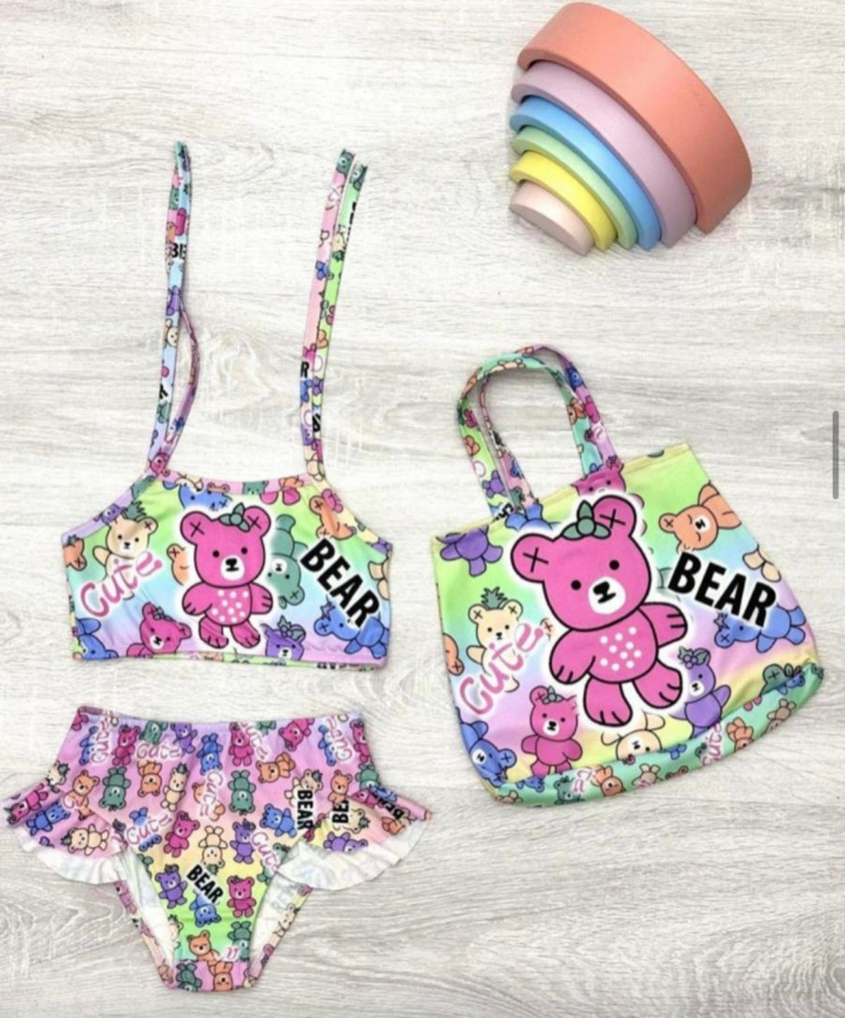 Girl swimsuit  3 pcs 2540code