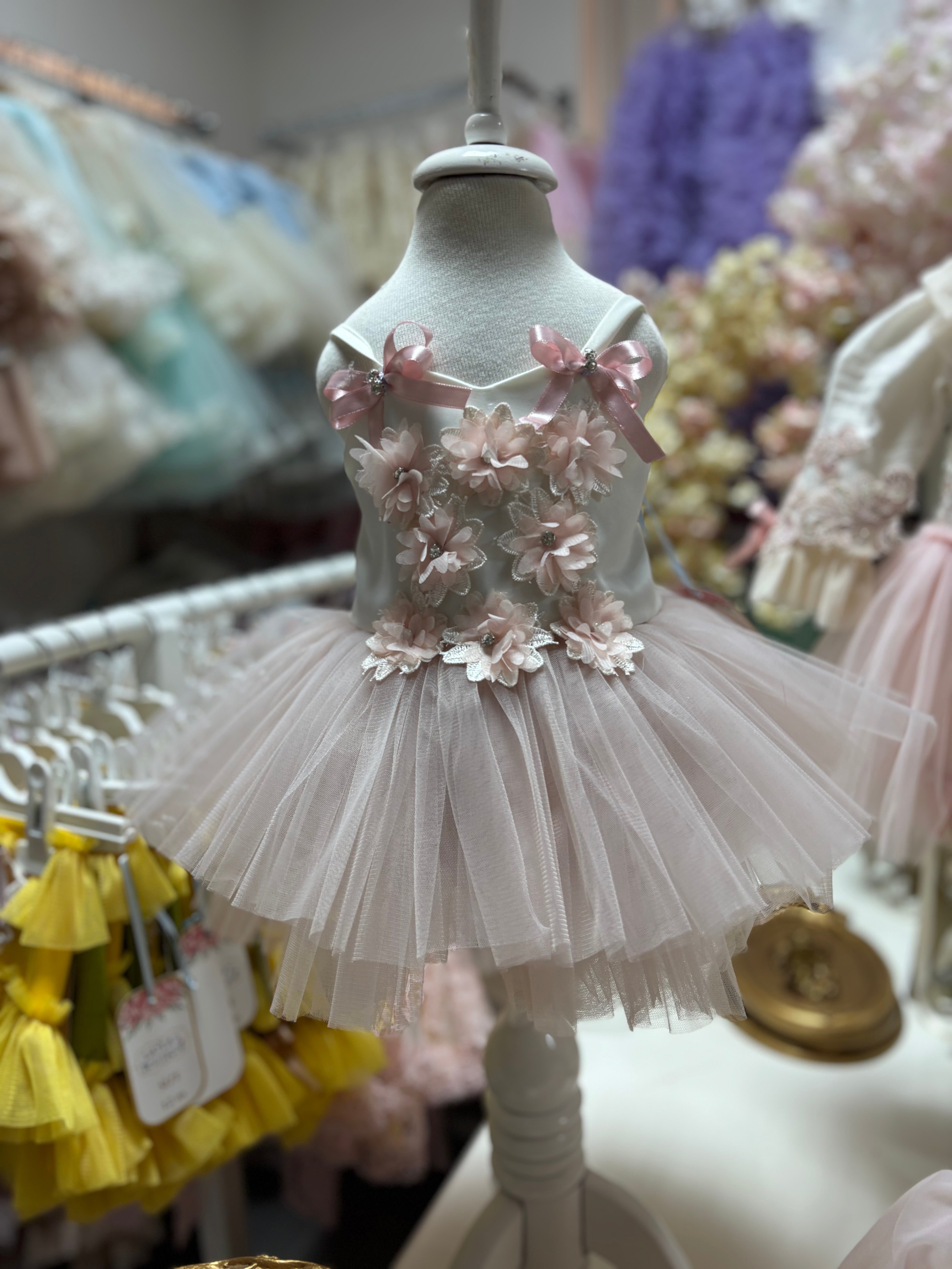 Cream Baby Girl Tutu Dresses