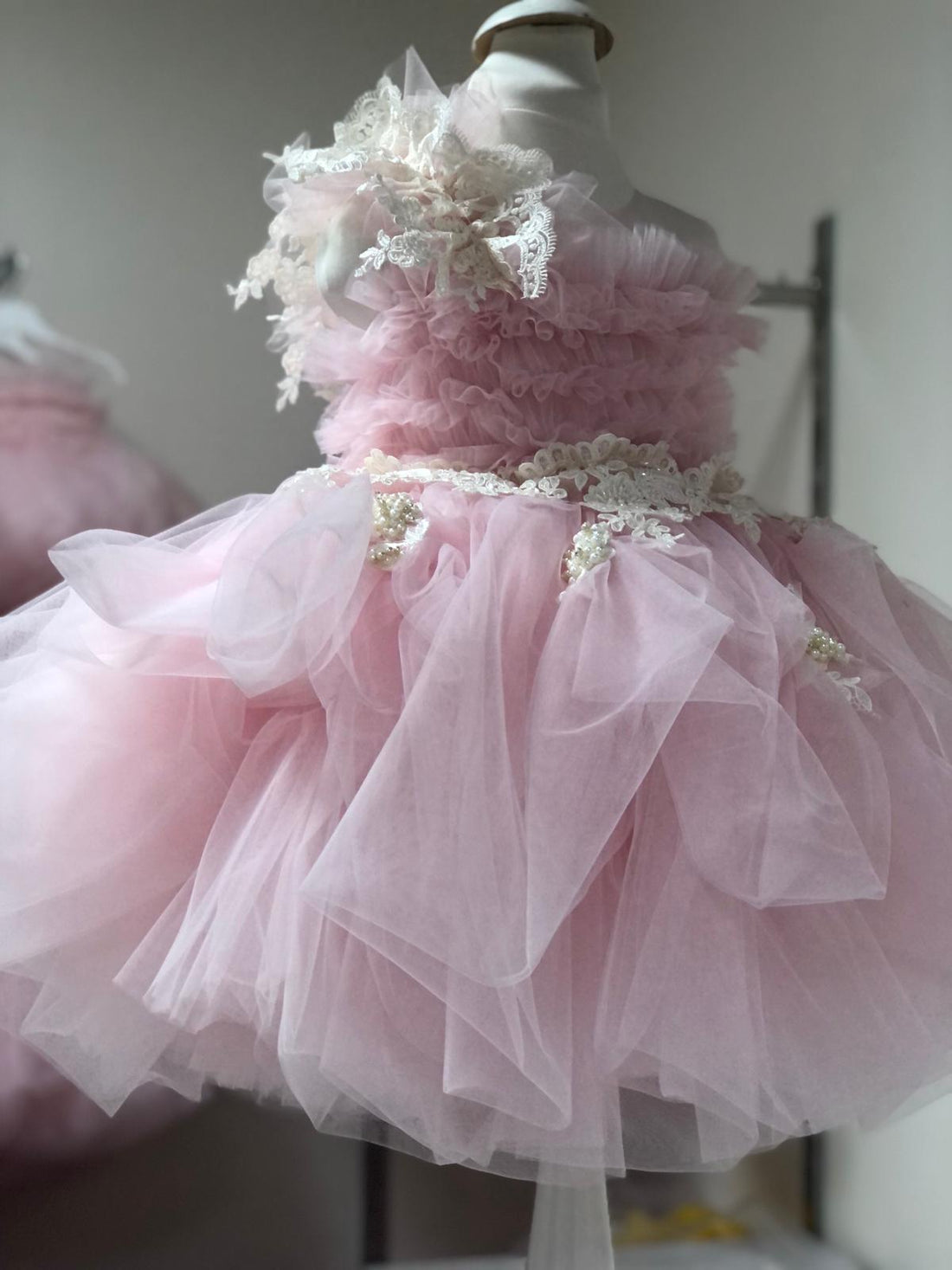 Pink girl amazin puffy dress