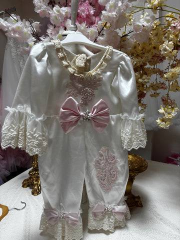 cream girl jumpsuit