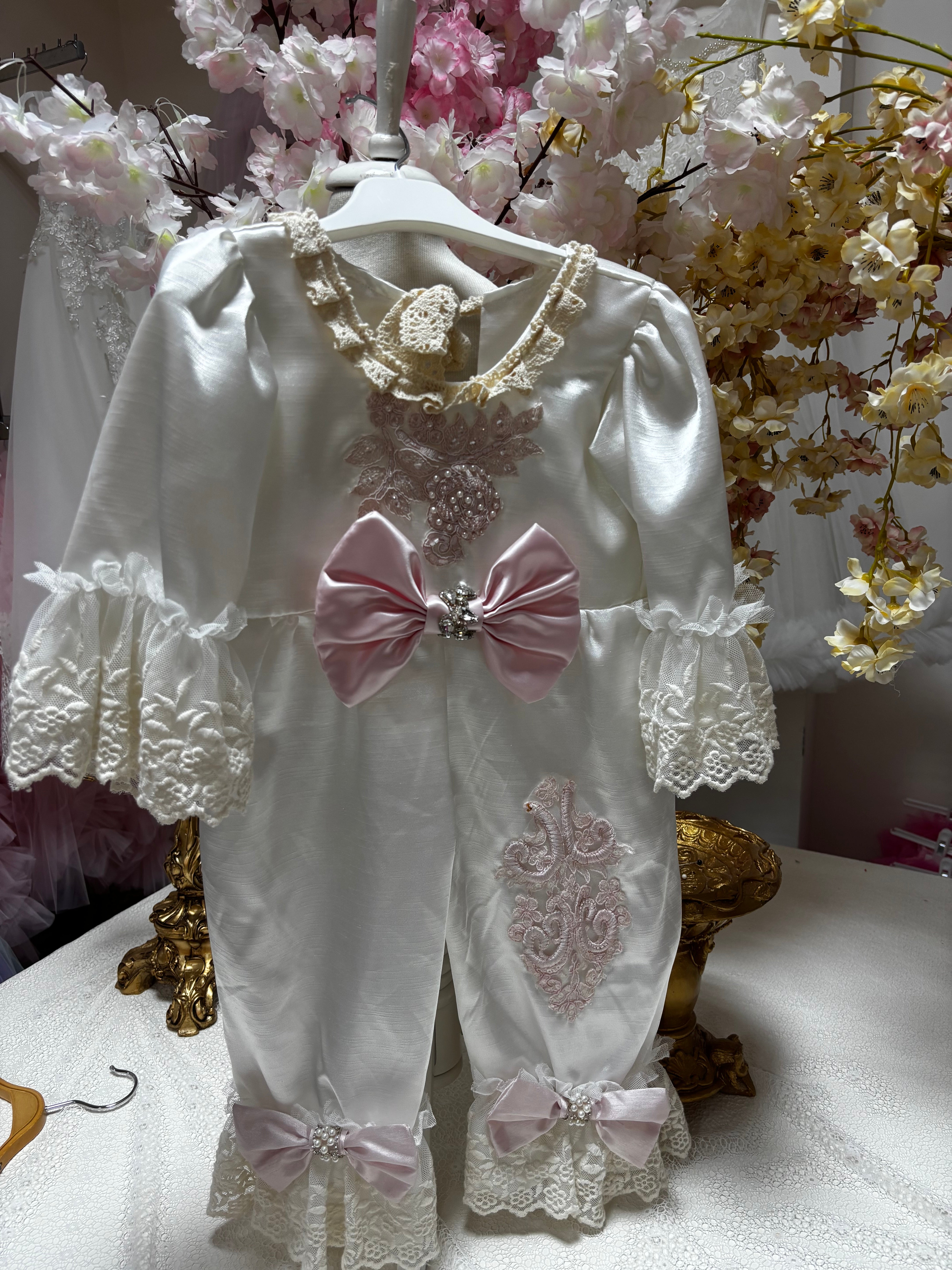 cream girl jumpsuit