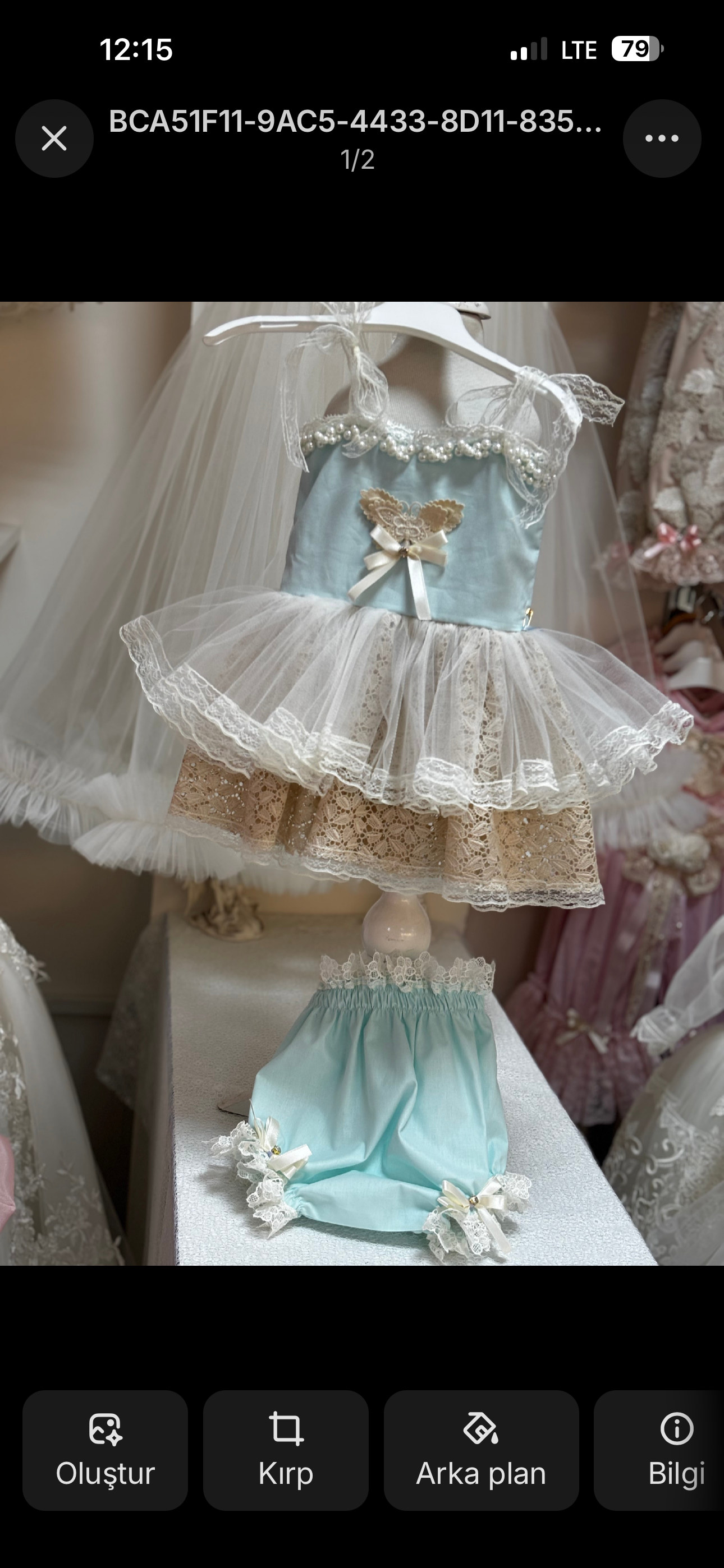 Mint blue two pieces outfit