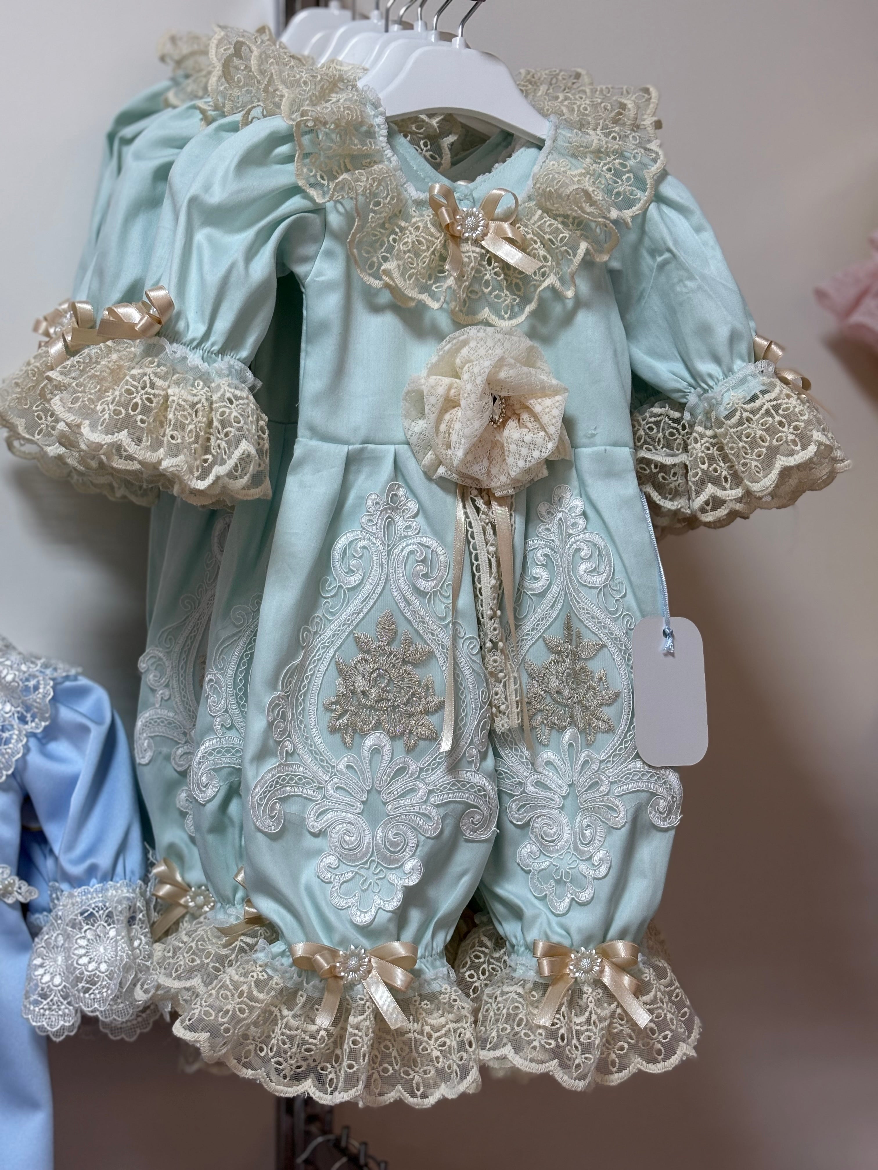 Baby mint blue jumpsuit