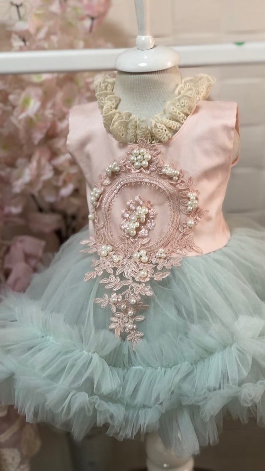 light pink puffy dress