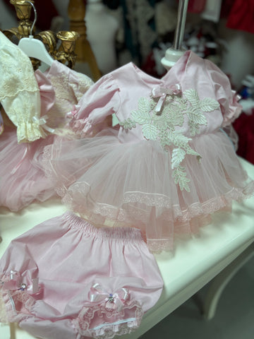 Baby And Toddler Girl Blouse And Shorts Light Pink