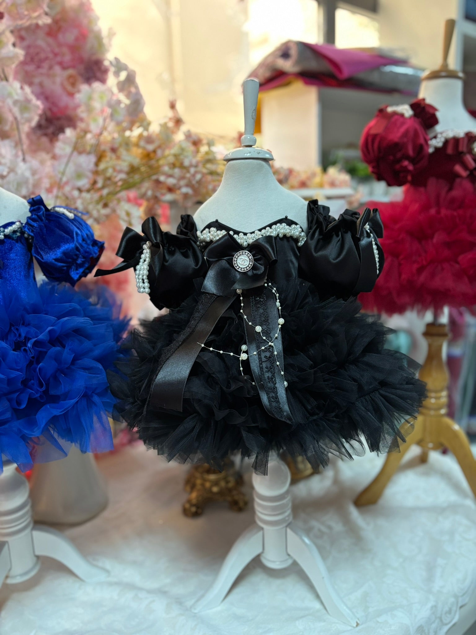 Black Funny Short Dresses