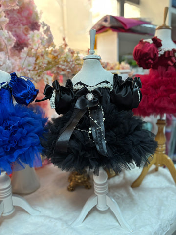 Black Funny Short Dresses